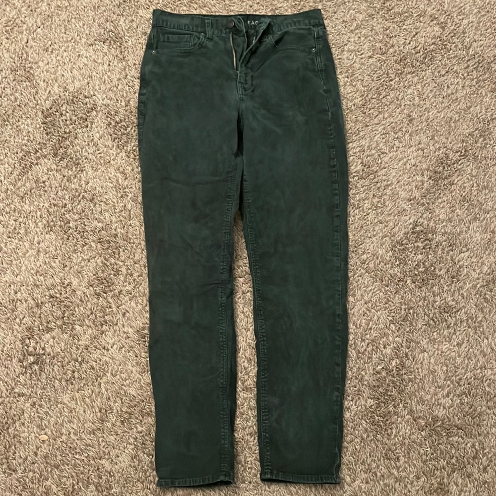 American Eagle Outfitters Dark Green Corduroy Pants